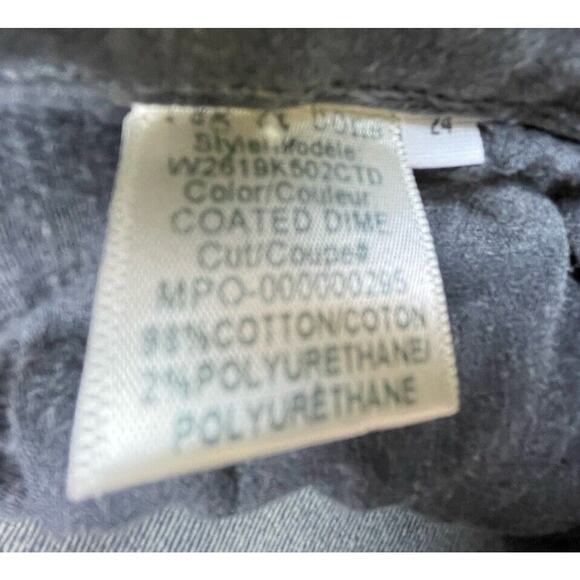 Rag & Bone Jeans Womens 24 Grey Coated Dime Skinny Slim Stretch - Picture 7 of 7